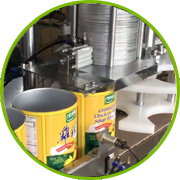 軍興溢美玩具包裝紙罐定制工藝流程-壓底、封蓋